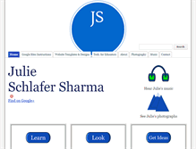 Tablet Screenshot of juliesharma.com